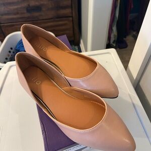 Ollio Pink Flats Sleek Minimalist Design